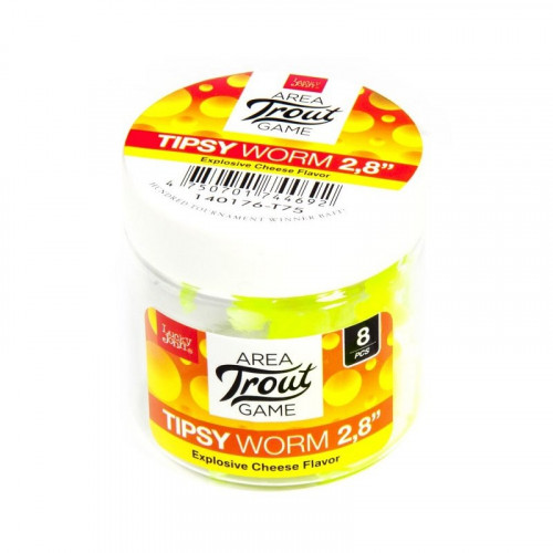Слаги съедобные искусственные LJ Pro Series TIPSY WORM 2,3in (05.84)/T75 12шт.