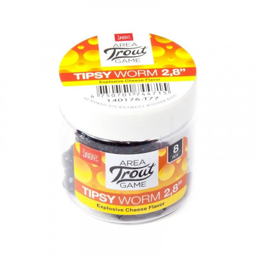 Слаги съедобные искусственные LJ Pro Series TIPSY WORM 2,3in (05.84)/T77 12шт.