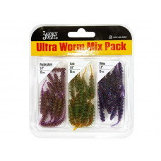 Слаги съедобные искусственные LJ Pro Series ULTRAWORM 1,4in (03.50)/MIX1 45шт.