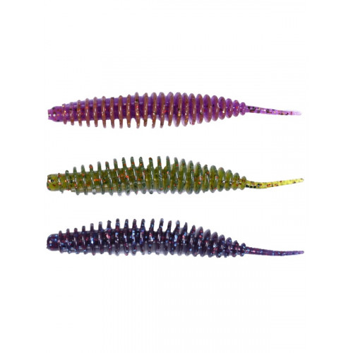 Слаги съедобные искусственные LJ Pro Series ULTRAWORM 1,4in (03.50)/MIX1 45шт.