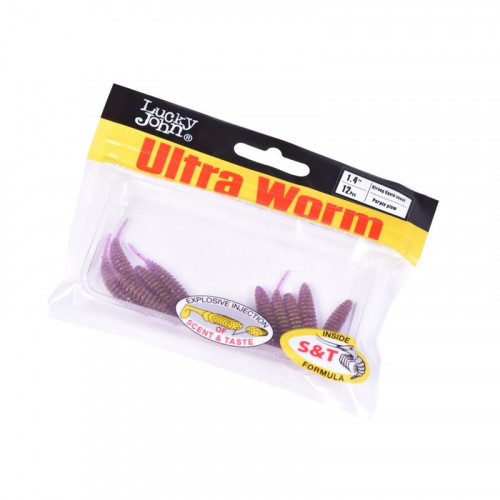 Слаги съедобные искусственные LJ Pro Series ULTRAWORM 1,4in (03.50)/S13 12шт.