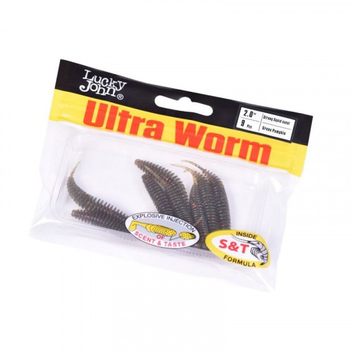 Слаги съедобные искусственные LJ Pro Series ULTRAWORM 2,0in (05.00)/PA03 9шт.