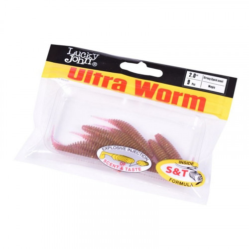 Слаги съедобные искусственные LJ Pro Series ULTRAWORM 2,0in (05.00)/S14 9шт.