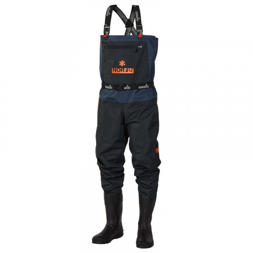 Полукомбинезон заброд. Norfin PILOT BOOTFOOT р.43-M с сапогами резина