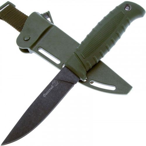 Нож Кизляр Финский  (эластрон, AUS-8 ) ХАКИ