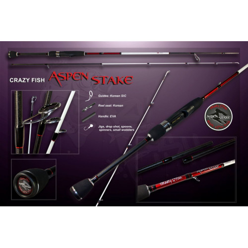 Спиннинг CRAZY FISH ASPEN STAKE AS692LT 3-15g 210cm