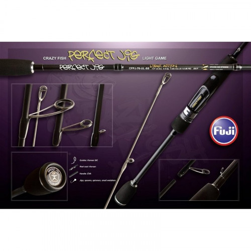 Спиннинг Crazy Fish Perfect JIG CFPJ-81-UL-SS 2-9g 245cm