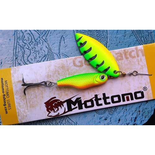 Блесна Mottomo Spin Blade #3 16g Fire Tiger