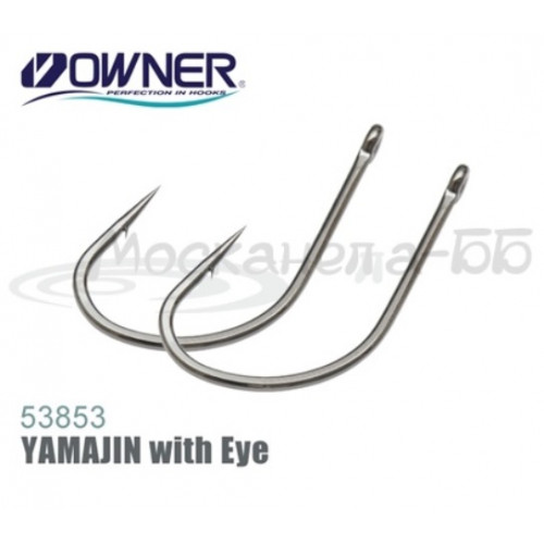 Одинарный крючок OWNER 11шт кольцо Black Chrome 53853-06