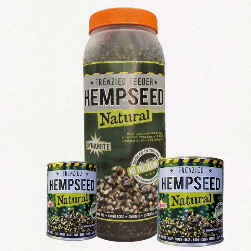 Зерновая прикормка Dynamite Baits Frenzied Hempseed Can 350g - DY202
