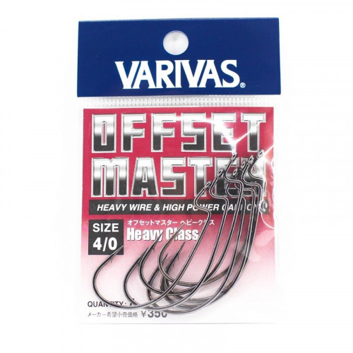 Офсетный крючок VARIVAS Nogales Offset Master Heavy Class #4/0 (уп.7шт)